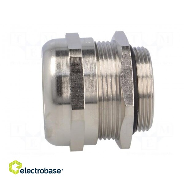 Cable gland | M32 | 1,5 | IP68 | Mat: brass | Body plating: nickel фото 3