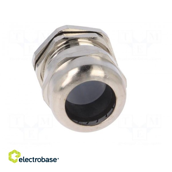 Cable gland | M32 | 1.5 | IP68 | brass | Body plating: nickel | RRPL image 9