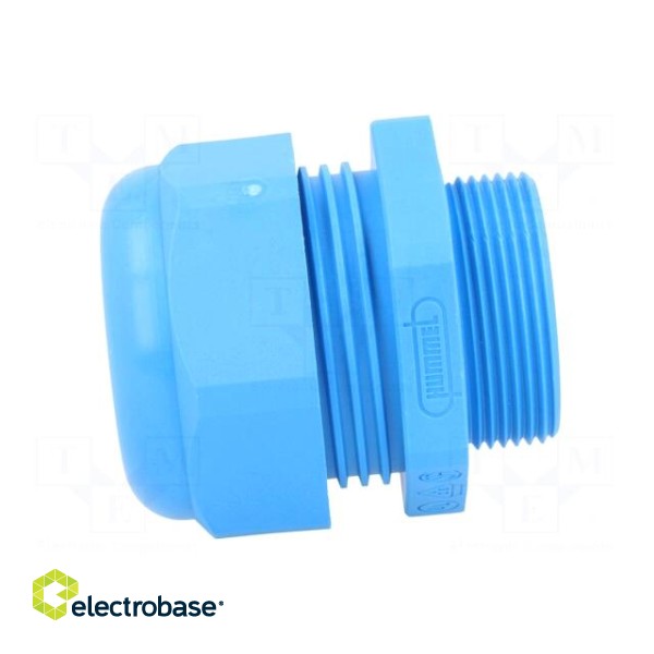 Cable gland | M32 | 1.5 | IP68 | polyamide | blue | UL94V-0 | HSK-K image 3