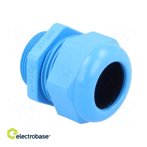 Cable gland | M32 | 1.5 | IP68 | polyamide | blue | UL94V-0 | HSK-K image 8