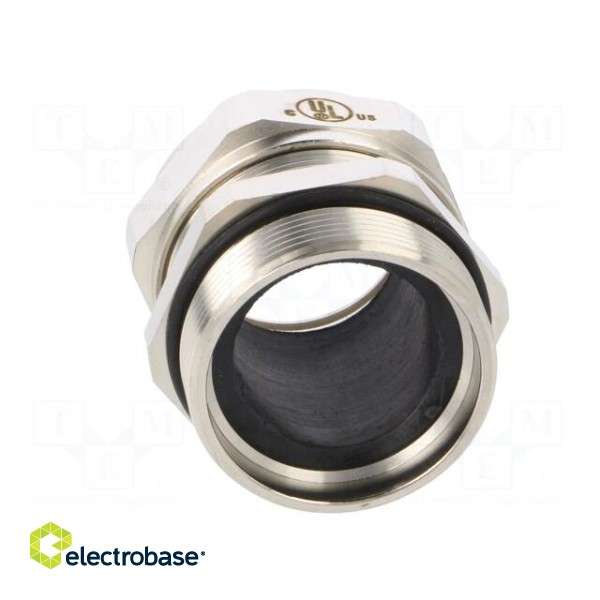 Cable gland | M40 | 1,5 | IP68 | Mat: brass | Body plating: nickel фото 5