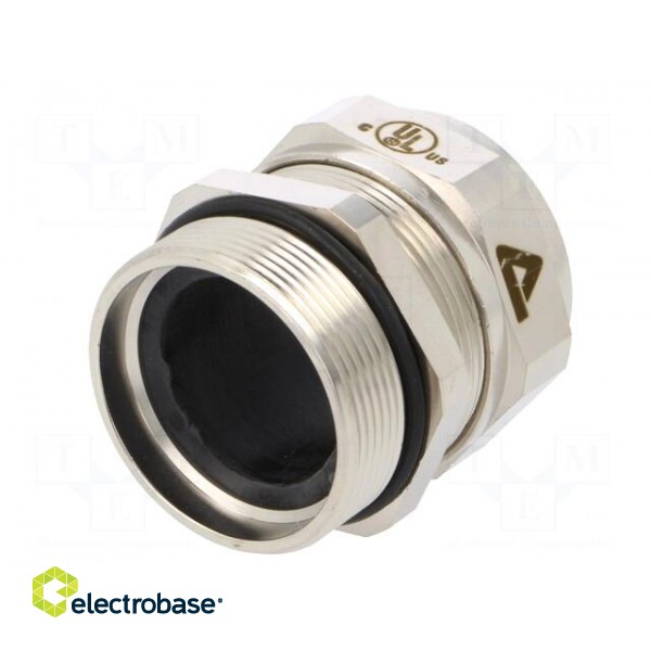 Cable gland | M40 | 1,5 | IP68 | Mat: brass | Body plating: nickel фото 6