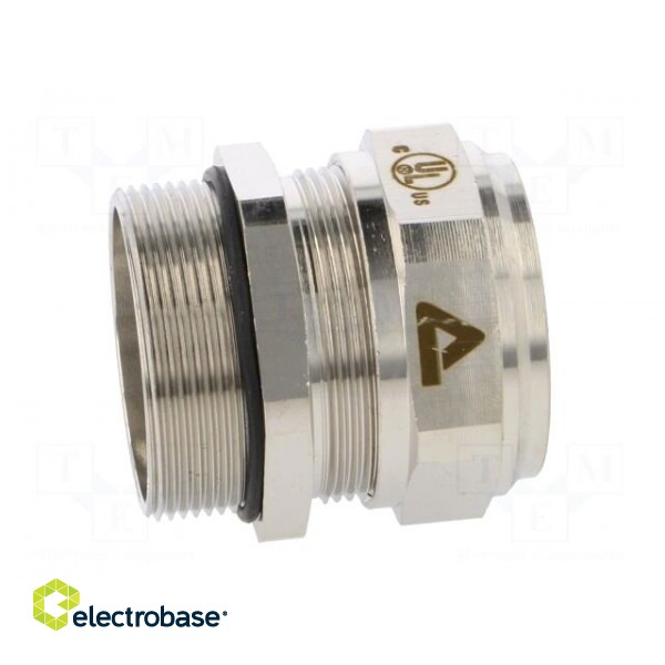 Cable gland | M40 | 1,5 | IP68 | Mat: brass | Body plating: nickel фото 7