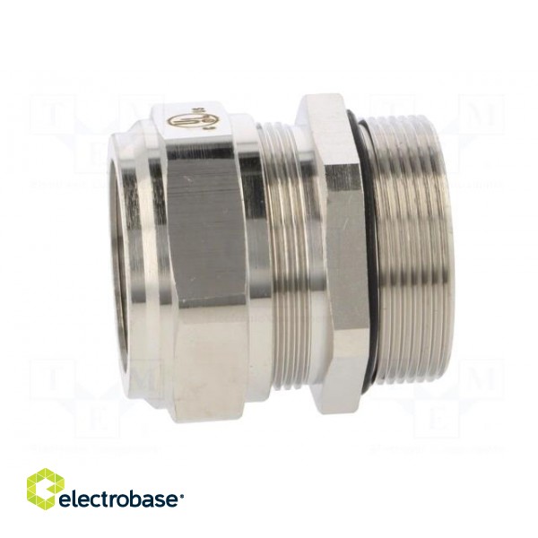 Cable gland | M40 | 1,5 | IP68 | Mat: brass | Body plating: nickel фото 3