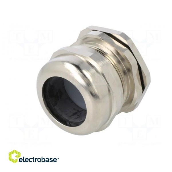 Cable gland | M40 | 1.5 | IP68 | brass | Body plating: nickel | RRPL image 2