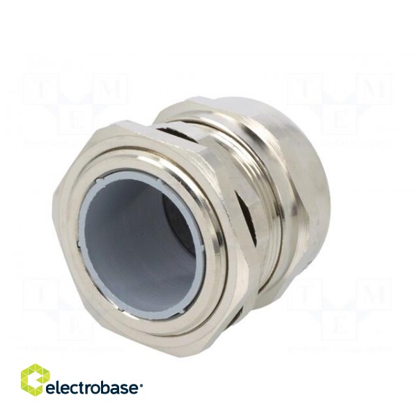 Cable gland | M40 | 1.5 | IP68 | brass | Body plating: nickel | RRPL image 6
