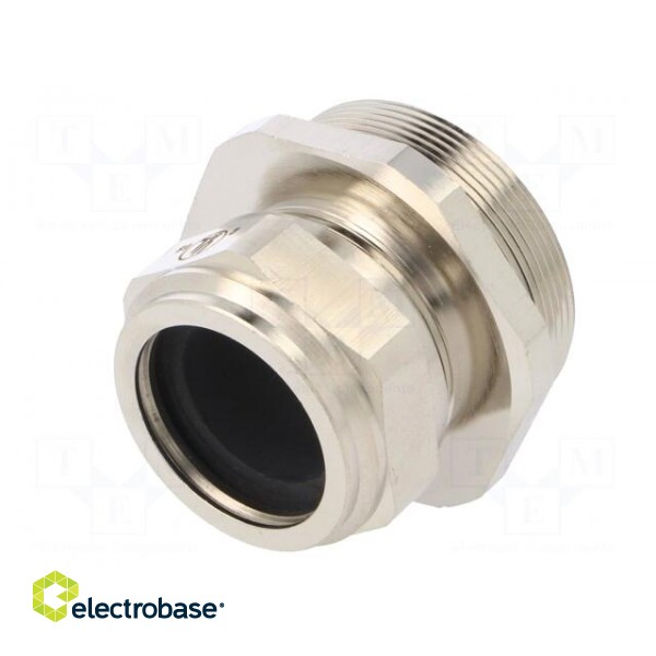 Cable gland | M50 | 1,5 | IP68 | Mat: brass | Body plating: nickel фото 6