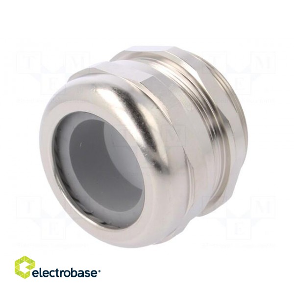 Cable gland | M50 | 1,5 | IP68 | Mat: brass | Body plating: nickel image 2