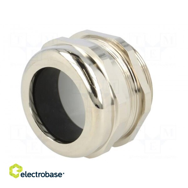 Cable gland | M50 | 1.5 | IP68 | brass | Body plating: nickel image 2