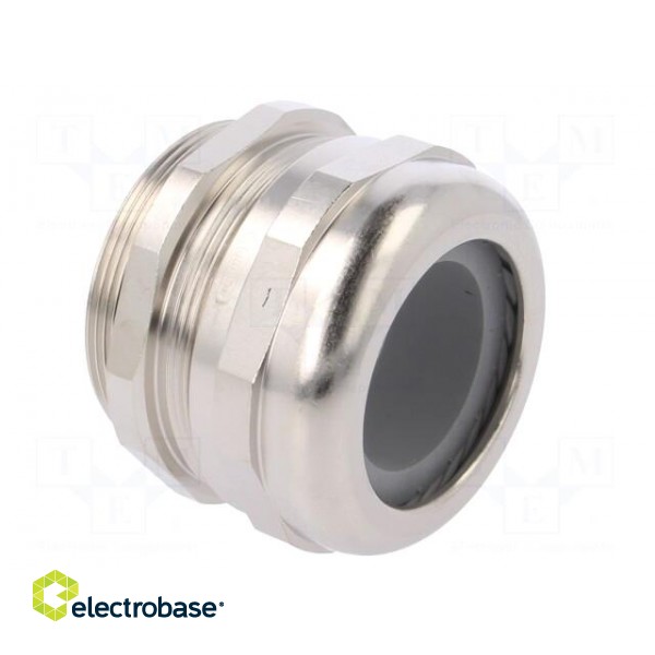 Cable gland | M50 | 1,5 | IP68 | Mat: brass | Body plating: nickel image 8