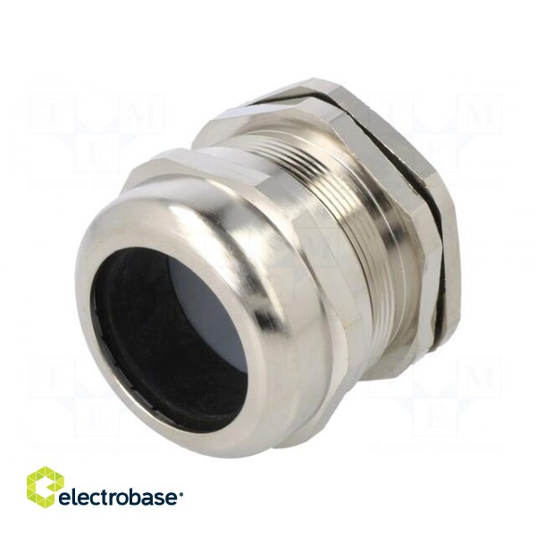 Cable gland | 1,5 | IP68 | Mat: brass | Body plating: nickel фото 1