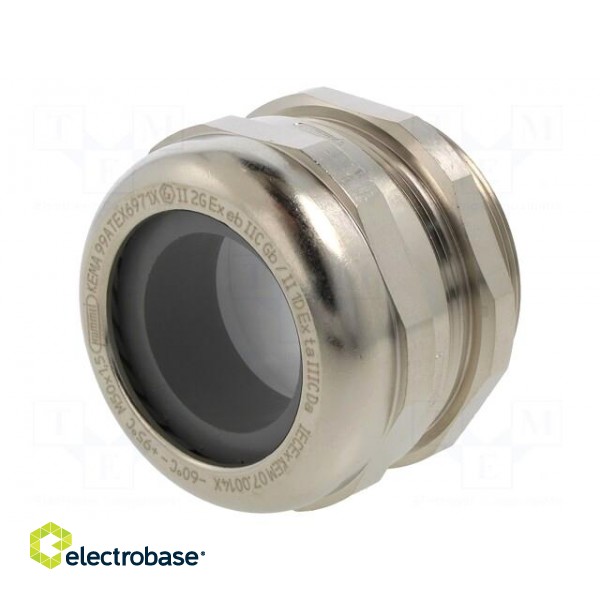 Cable gland | M50 | 1.5 | IP68 | brass | HSK-M-Ex image 1