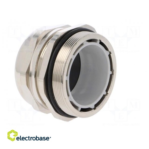 Cable gland | M63 | 1,5 | IP68 | Mat: brass | Body plating: nickel фото 4
