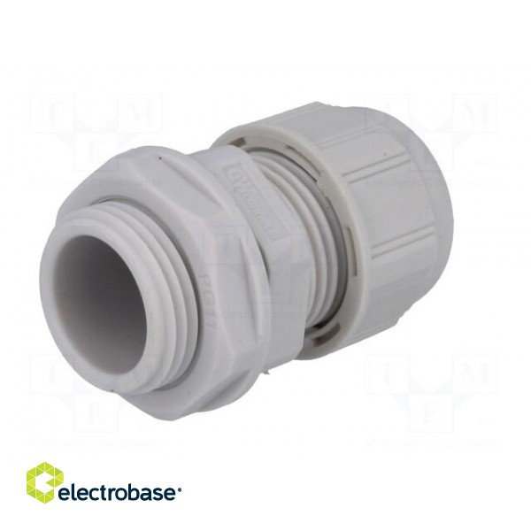 Cable gland | PG11 | IP68 | polyamide | light grey | UL94V-2 | GWconnect image 6