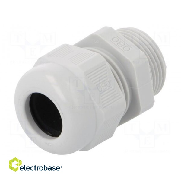 Cable gland | with thread PG | PG16 | IP68 | Mat: polyamide фото 1