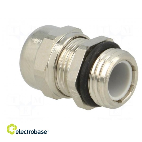 Cable gland | PG7 | IP68 | brass | Body plating: nickel image 4
