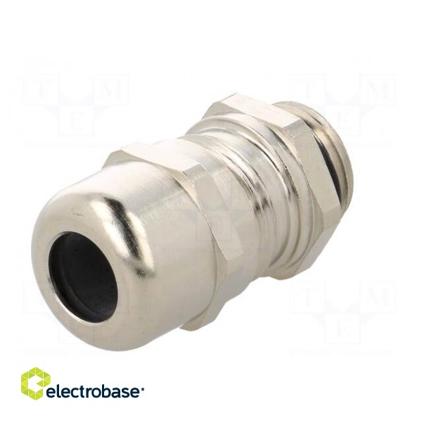 Cable gland | with earthing | M16 | 1,5 | IP68 | Mat: brass paveikslėlis 2
