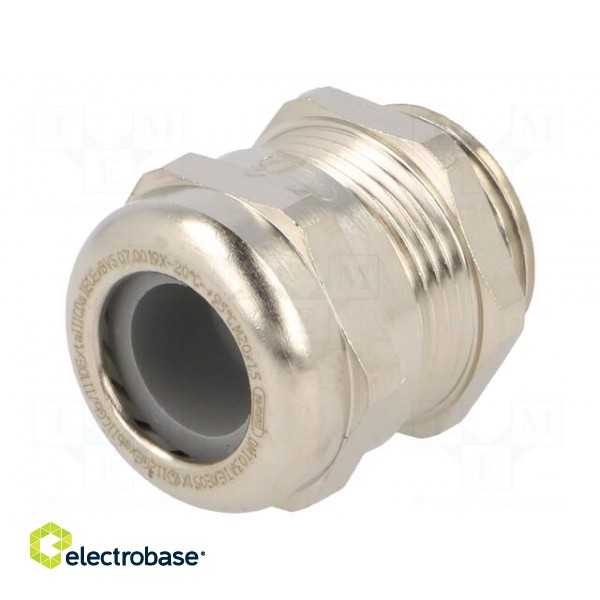 Cable gland | with earthing | M20 | 1.5 | IP68 | brass | HSK-M-EMC-Ex image 1