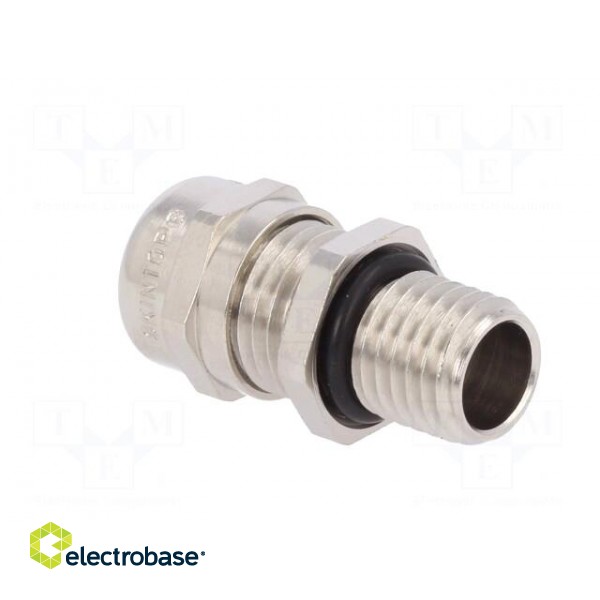 Cable gland | with long thread | M12 | 1,5 | IP68 | Mat: brass paveikslėlis 4