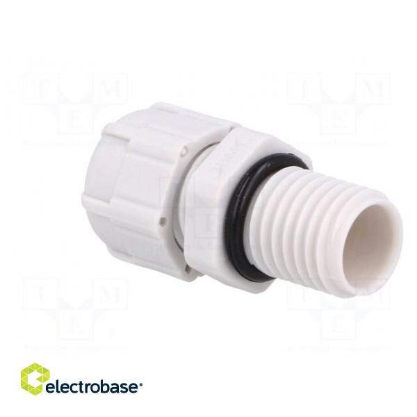 Cable gland | with long thread | M12 | 1,5 | IP68 | Mat: polyamide | grey image 4