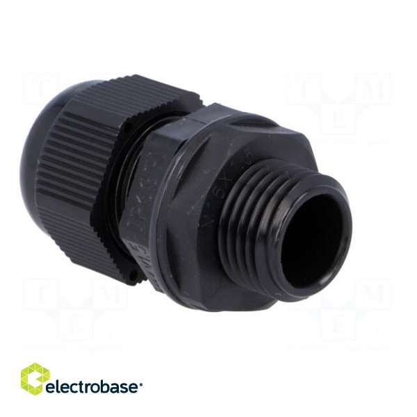 Cable gland | with long thread | M16 | 1,5 | IP68 | Mat: polyamide image 4