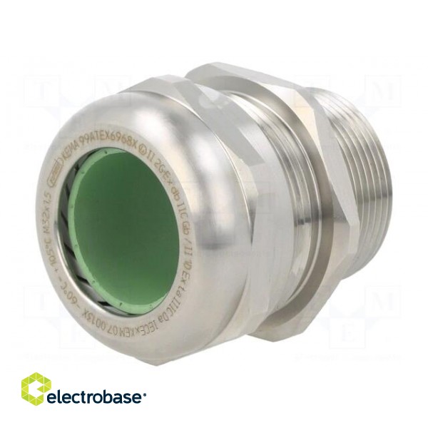 Cable gland | with long thread | M32 | 1,5 | IP68 | Conform to: ATEX Ex фото 1