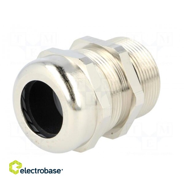 Cable gland | with long thread | M32 | 1,5 | IP68 | Mat: brass фото 2