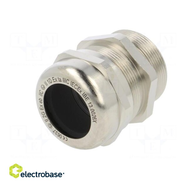 Cable gland | with long thread | M40 | 1.5 | IP68 | brass image 2