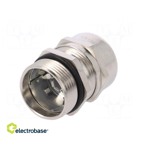 Cable gland | with long thread,with earthing | PG21 | IP68 | brass фото 6