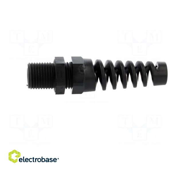 Cable gland | with strain relief,with long thread | PG9 | IP68 image 3