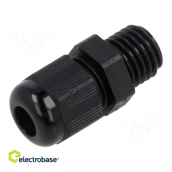 Cable gland | without nut | M12 | 1.5 | IP68 | polyamide | black