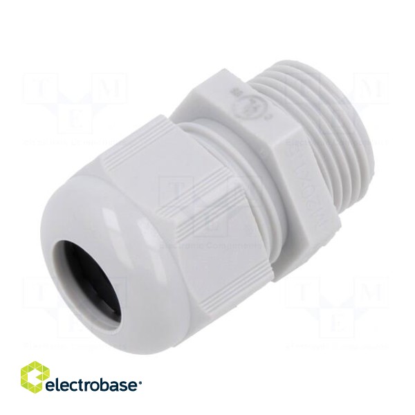Cable gland | without nut | M20 | 1.5 | IP68 | polyamide | light grey
