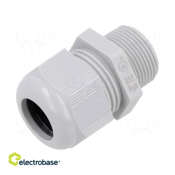 Cable gland | without nut,with long thread | M25 | 1.5 | IP68