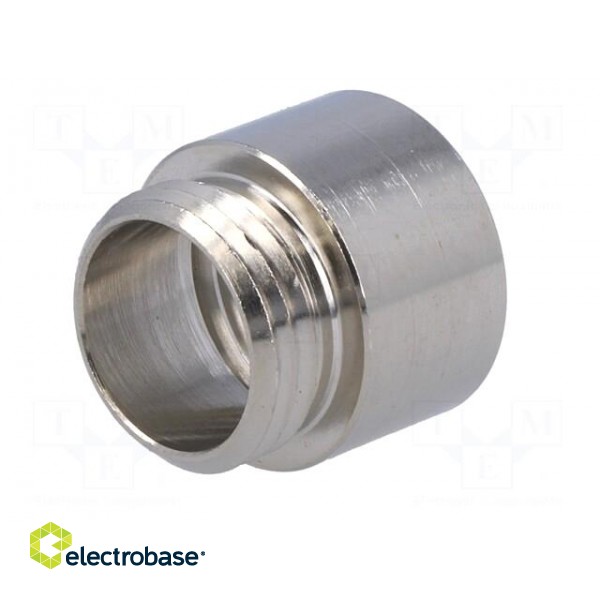 Thread adapter | Int.thread: M16 | Ext.thread: PG9 | brass | nickel image 6