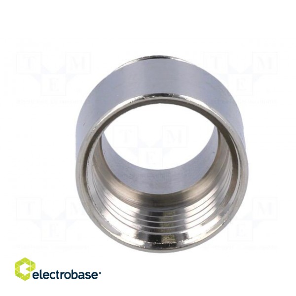 Thread adapter | Int.thread: M16 | Ext.thread: PG9 | brass | nickel image 9