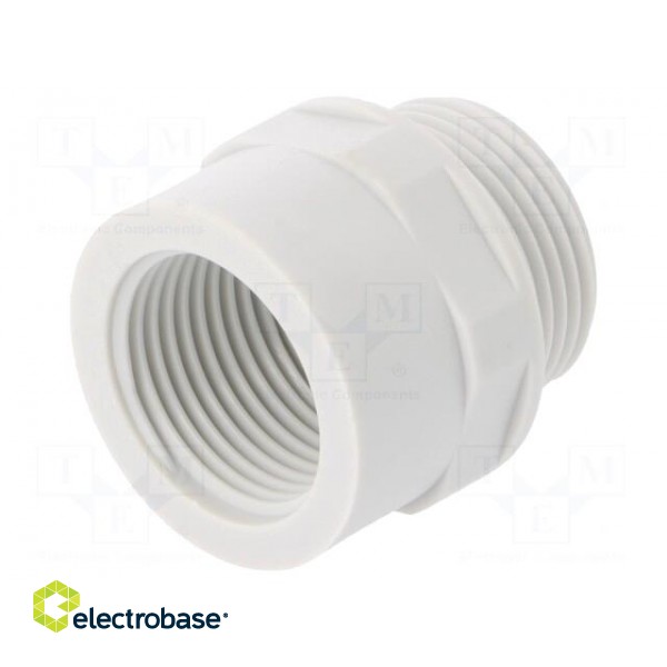 Thread adapter | Int.thread: M20 | Ext.thread: PG16 | polyamide | 27mm image 1