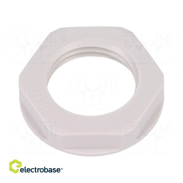 Nut | M16 | polyamide | UL94V-2 | 22mm | light grey | -20÷100°C