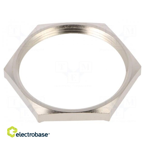 Nut | with earthing | PG36 | brass | 51mm | -60÷200°C | Thread: PG