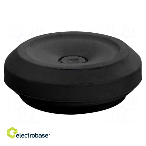 Grommet | elastomer thermoplastic TPE | black | -25÷35°C | 8÷17mm
