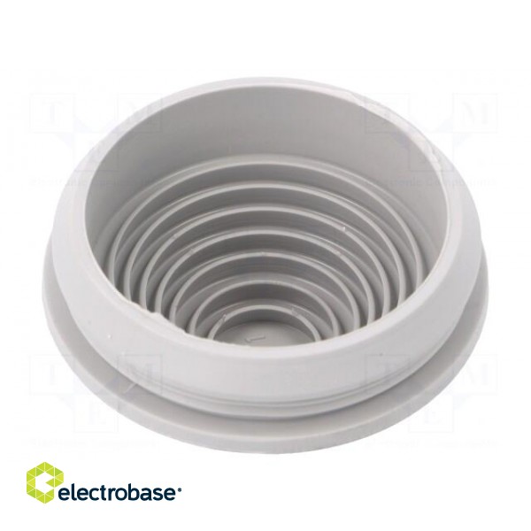 Grommet | TPE (thermoplastic elastomer) | grey | -35÷60°C | UL94HB paveikslėlis 2