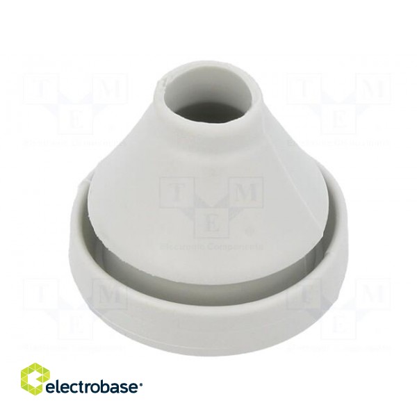 Grommet | elastomer thermoplastic TPE | grey | 5÷7mm | IP67 | MET-M paveikslėlis 2