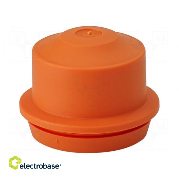 Grommet | elastomer thermoplastic TPE | orange | 8÷23mm | IP65,IP66
