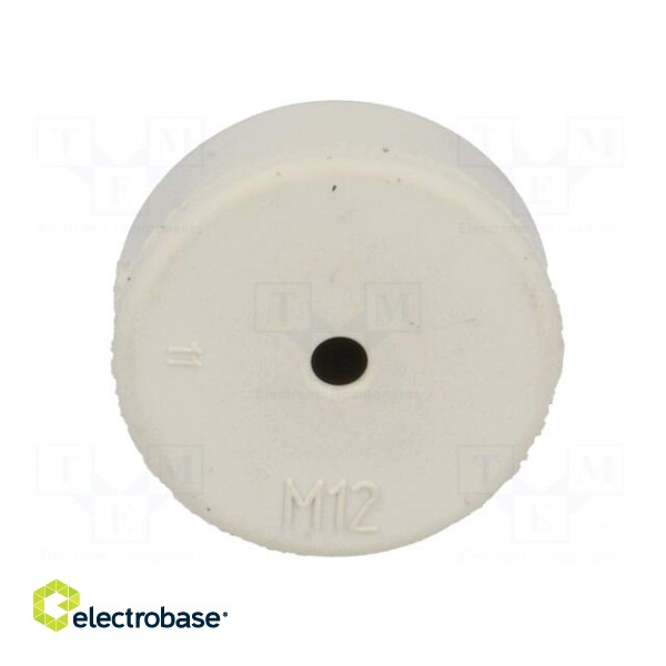 Grommet | EPDM | grey | Panel thick: 0.5÷2mm | Øcable: 4÷7mm | Size: M12 image 5