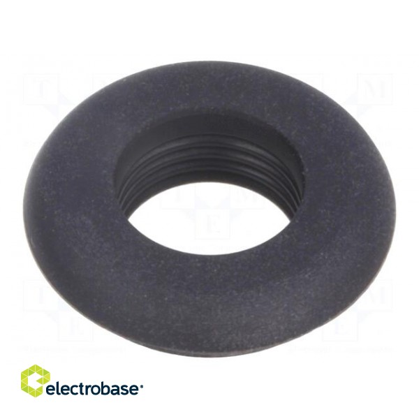 Grommet | Ømount.hole: 13.8mm | Øhole: 11.2mm | rubber | black image 1