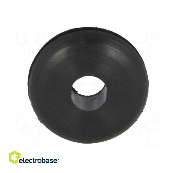 Grommet | Ømount.hole: 14mm | Øhole: 6mm | rubber | black image 5