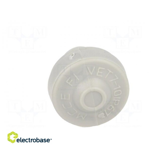 Grommet | Ømount.hole: 19mm | TPE (thermoplastic elastomer) | grey paveikslėlis 5