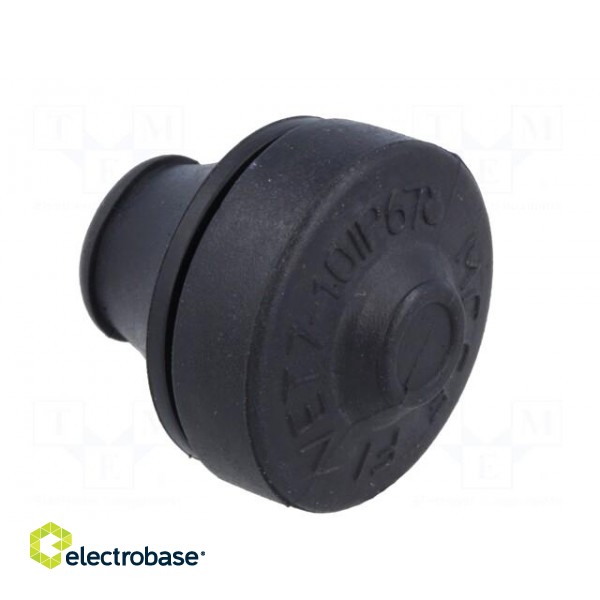 Grommet | Ømount.hole: 19mm | TPE (thermoplastic elastomer) | black image 4