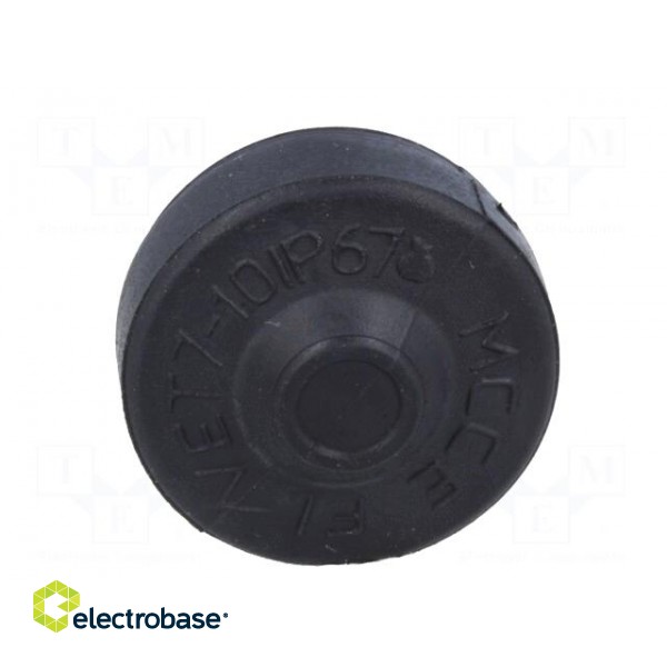 Grommet | Ømount.hole: 19mm | TPE (thermoplastic elastomer) | black image 5