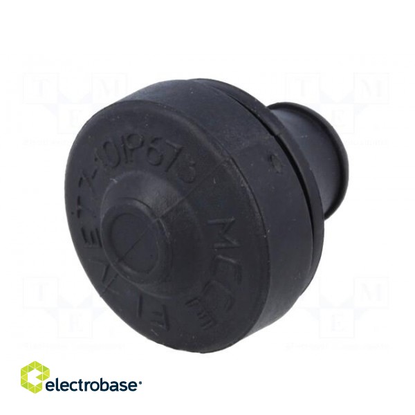 Grommet | Ømount.hole: 19mm | TPE (thermoplastic elastomer) | black image 6