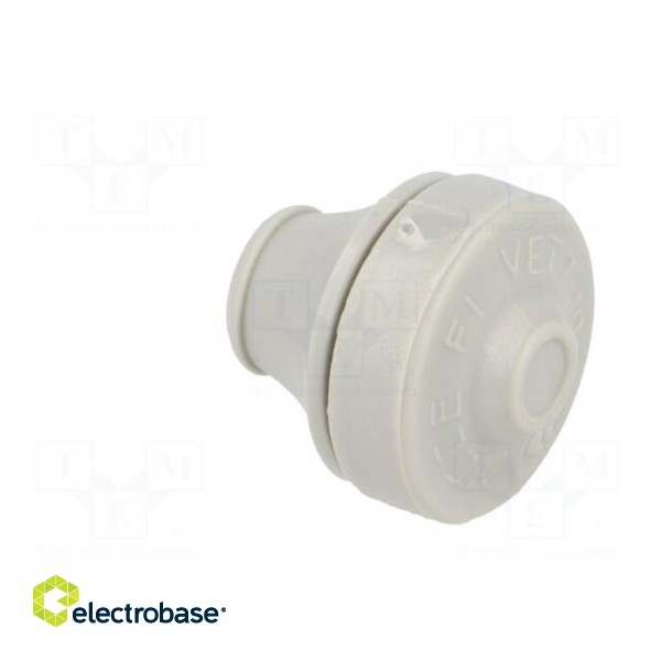 Grommet | Ømount.hole: 19mm | TPE (thermoplastic elastomer) | grey image 4